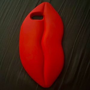 iPhone 7 Plus Red lips phone case